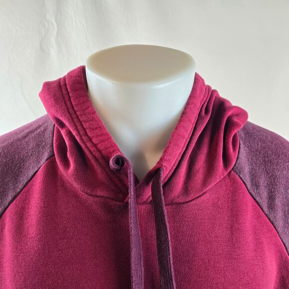 Under Armour Sweatshirt Mens XL Red Pullover Hoodie Loose Fit Fleece Athleisure - Picture 2 of 9